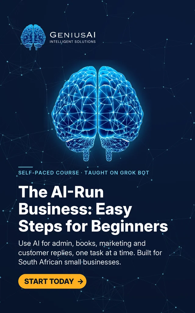The AI-Run Business: Easy Steps for Beginners course cover
